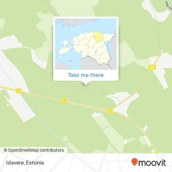 Idavere map
