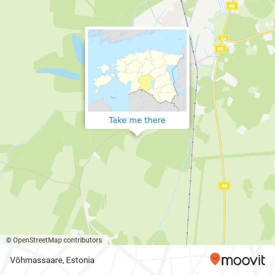 Võhmassaare map