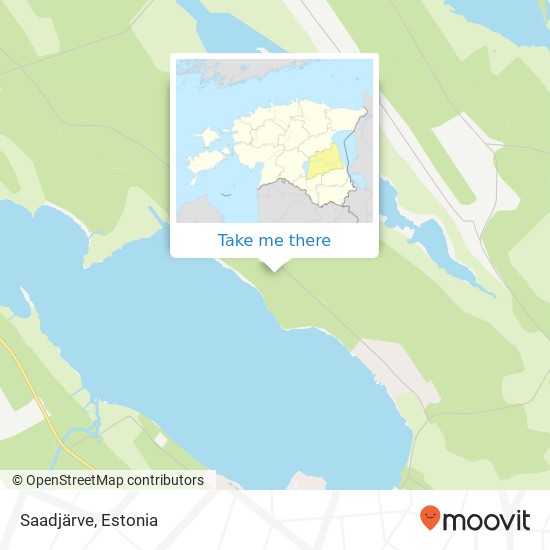 Saadjärve map