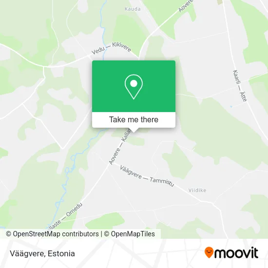 Карта Väägvere