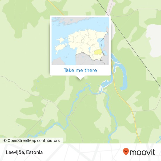 Leevijõe map