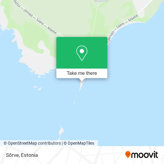 Карта Sõrve