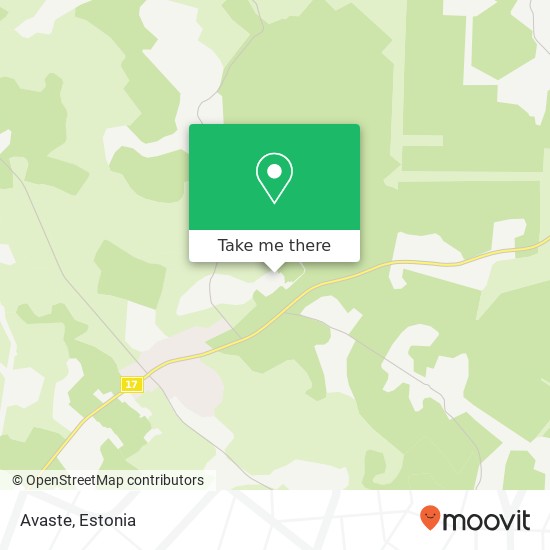 Avaste map