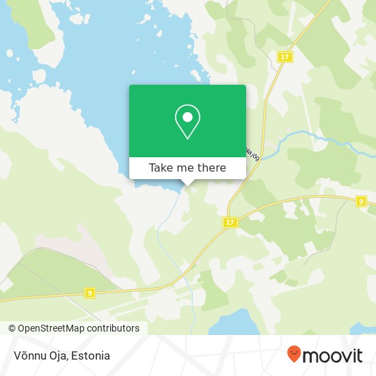 Võnnu Oja map