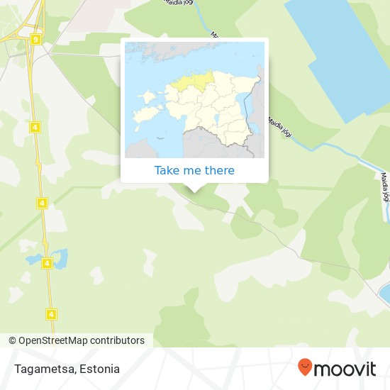 Tagametsa map