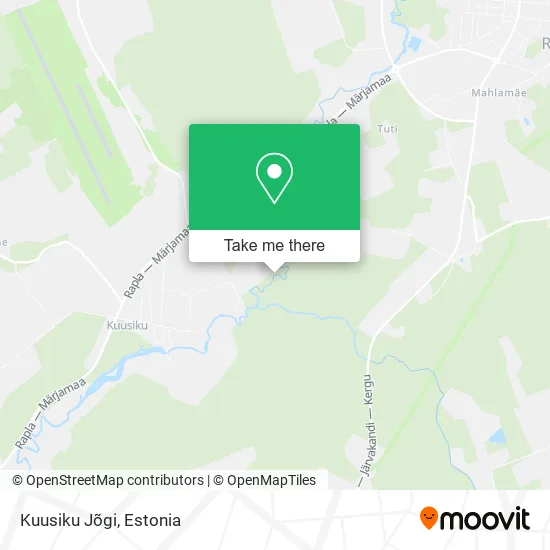 Карта Kuusiku Jõgi