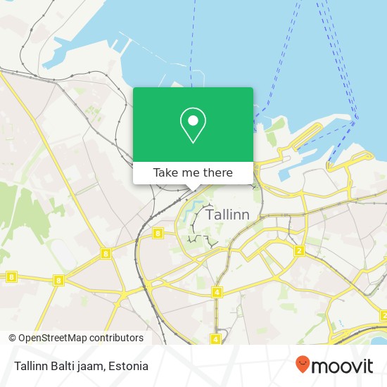 Tallinn Balti jaam map