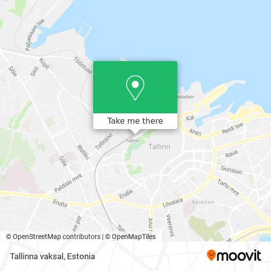 Tallinna vaksal map