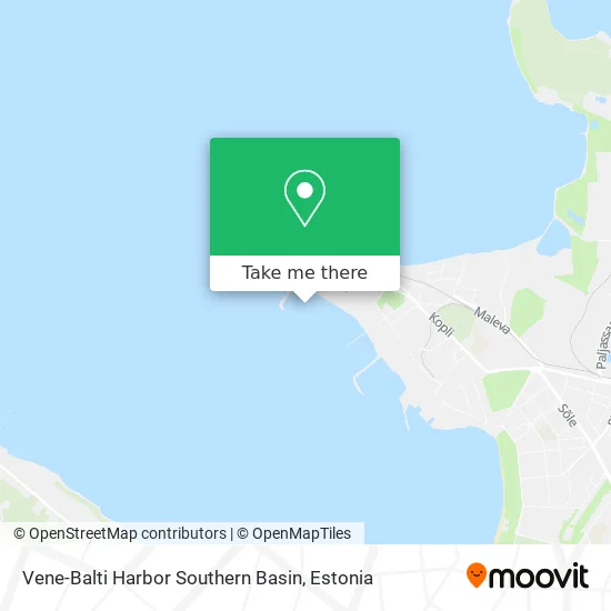 Карта Vene-Balti Harbor Southern Basin