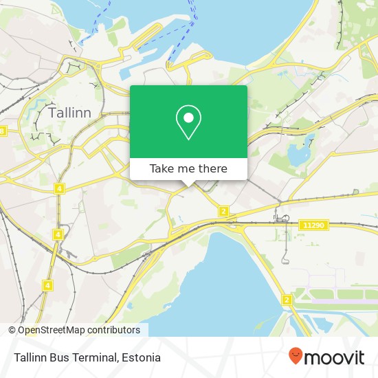 Tallinn Bus Terminal map