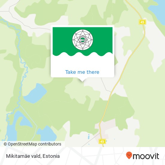 Mikitamäe vald map