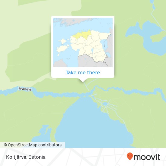Карта Koitjärve
