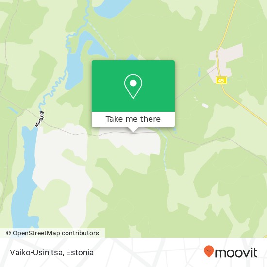 Väiko-Usinitsa map