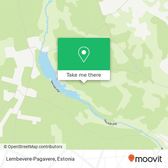 Lembevere-Pagavere map