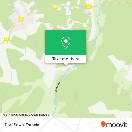 Dorf Sowa map
