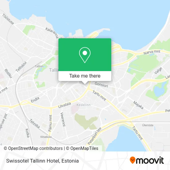 Swissotel Tallinn Hotel map