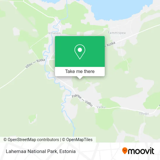 Карта Lahemaa National Park