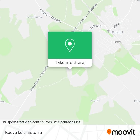 Карта Kaeva küla