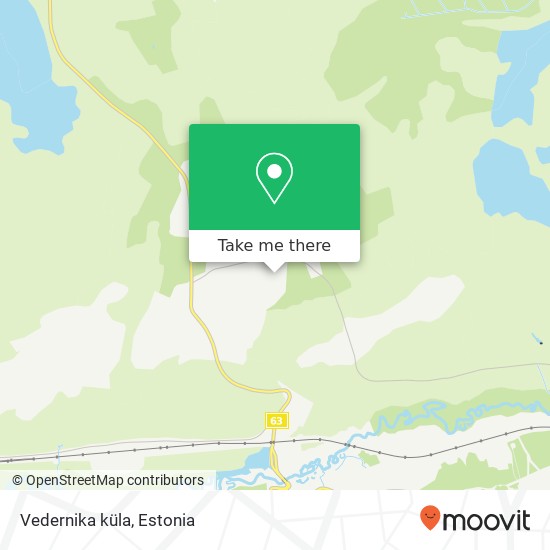 Карта Vedernika küla