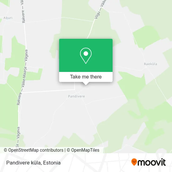 Карта Pandivere küla