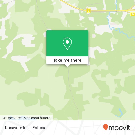 Kanavere küla map