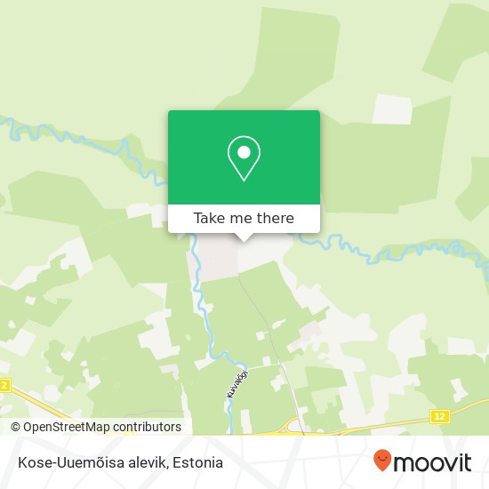 Kose-Uuemõisa alevik map