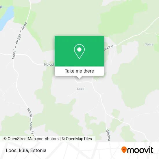 Loosi küla map