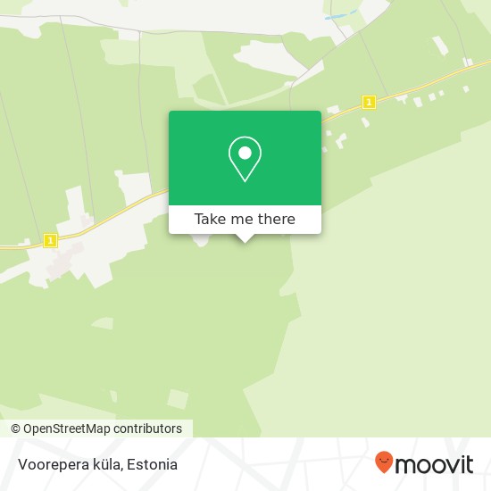 Карта Voorepera küla