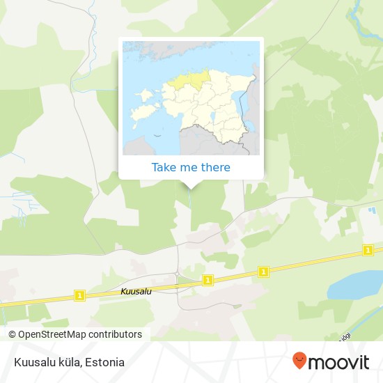Карта Kuusalu küla