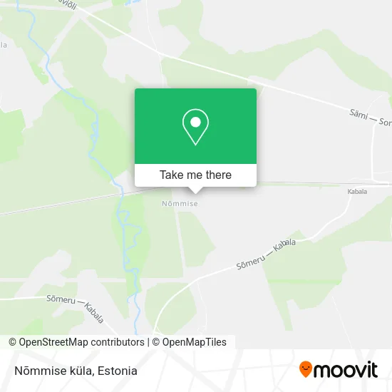 Карта Nõmmise küla