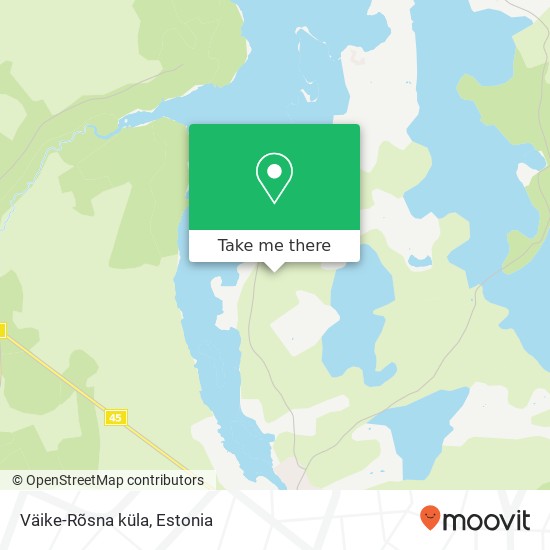 Väike-Rõsna küla map