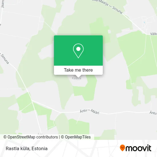 Rastla küla map