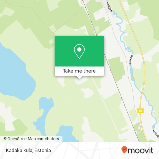 Kadaka küla map