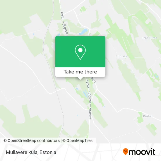 Карта Mullavere küla