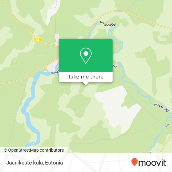 Jaanikeste küla map