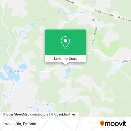 Карта Voki küla