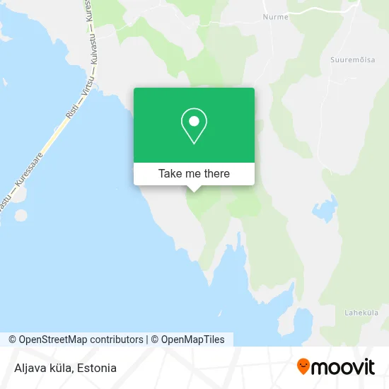 Aljava küla map