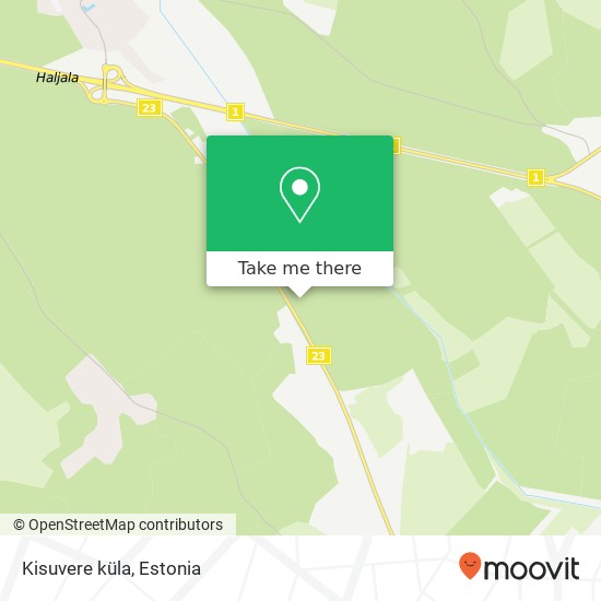 Kisuvere küla map