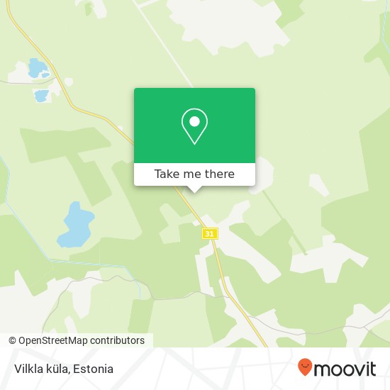 Карта Vilkla küla
