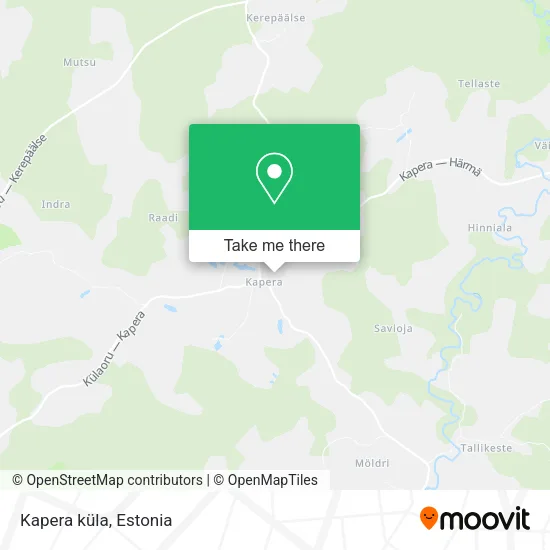 Карта Kapera küla