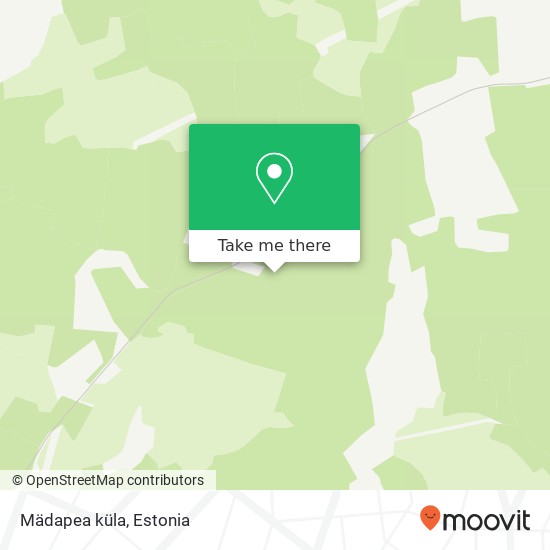 Карта Mädapea küla