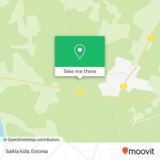 Карта Saikla küla