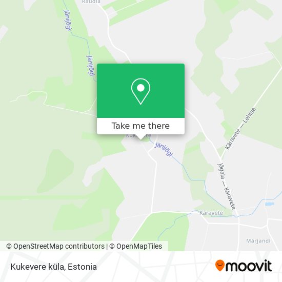 Карта Kukevere küla