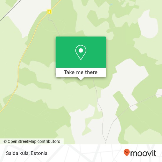 Карта Salda küla