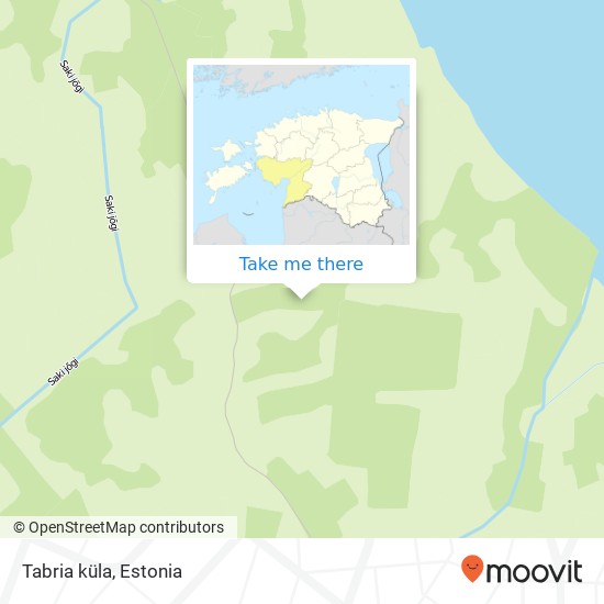 Tabria küla map