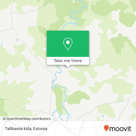 Tallikeste küla map