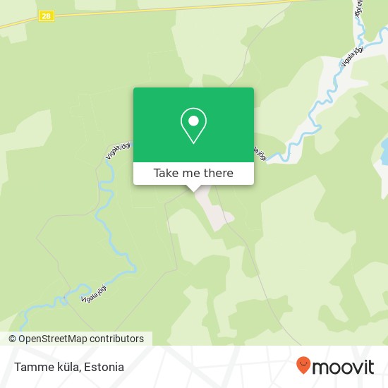 Tamme küla map