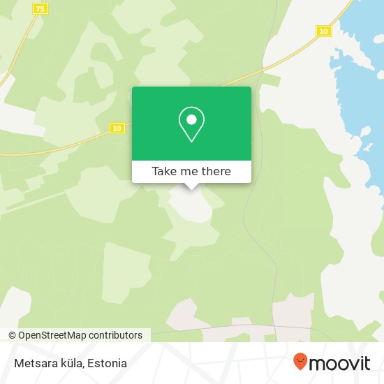 Карта Metsara küla