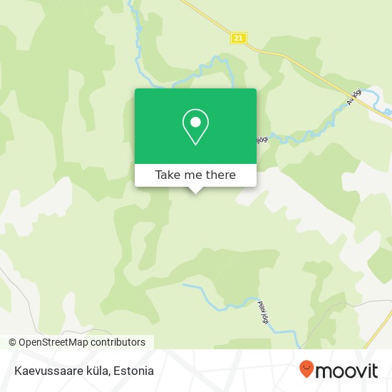 Kaevussaare küla map