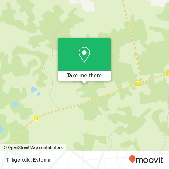 Tiilige küla map